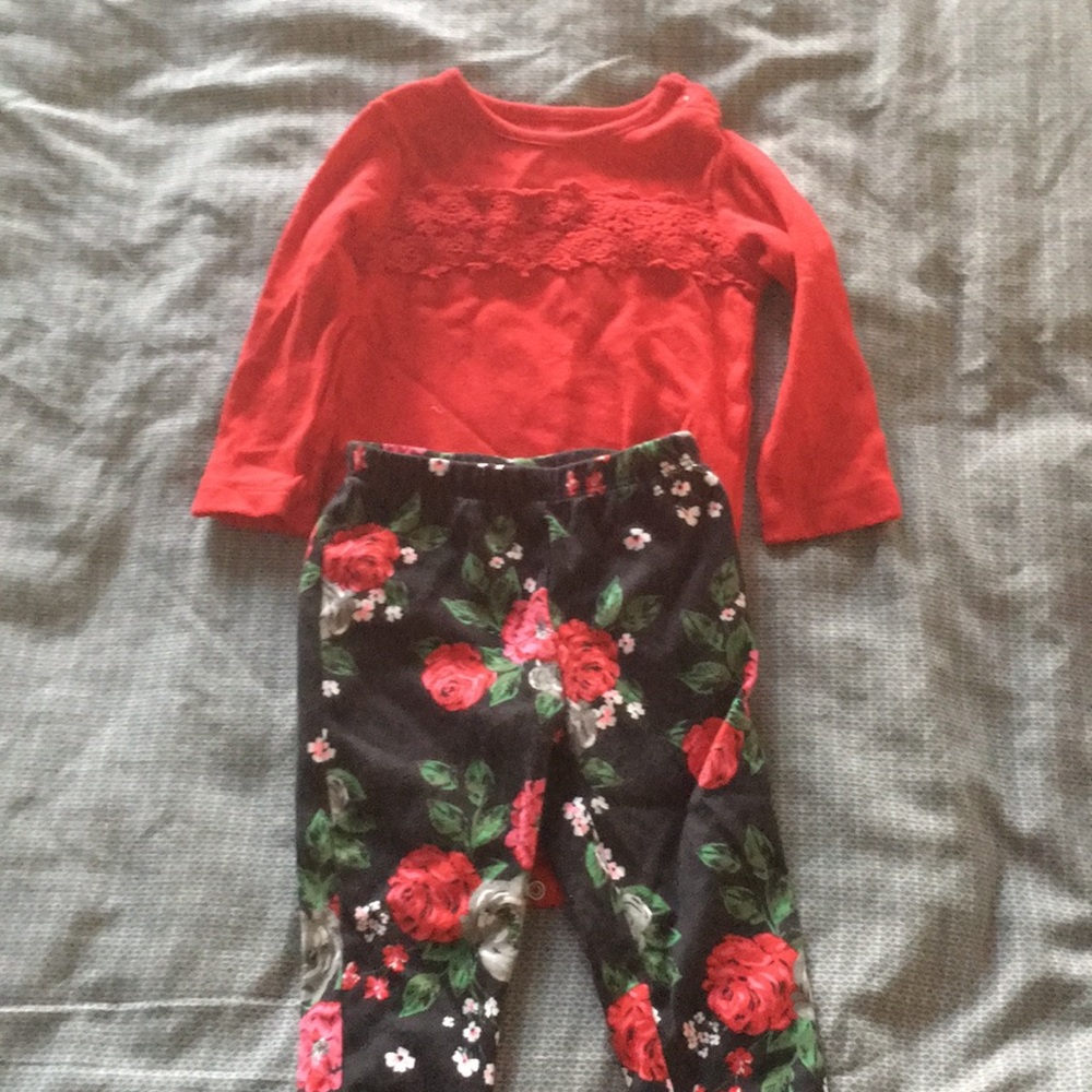 Baby girl fall outfit 12 months